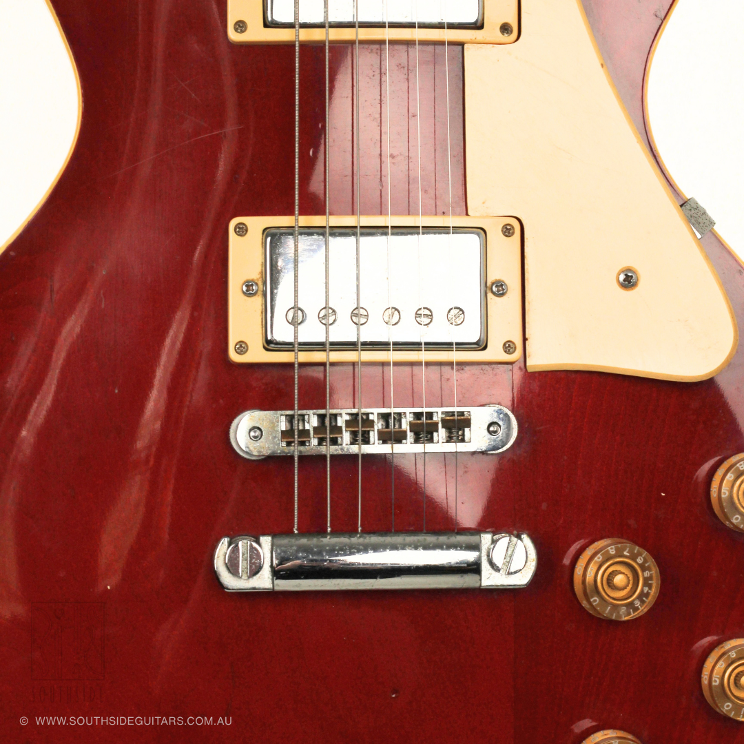 1970s Emperador Les Paul-Style Electric Guitar in Wine Red
