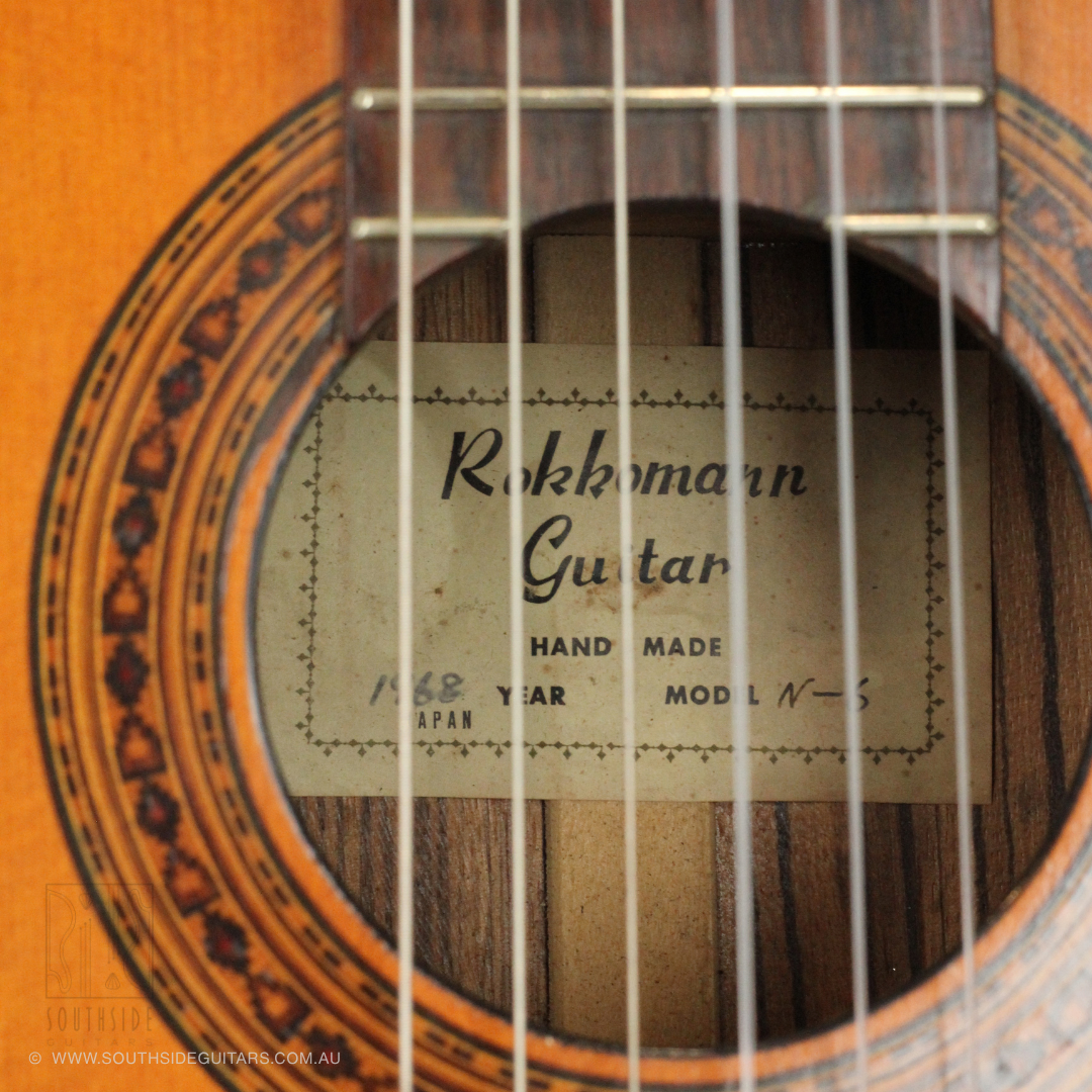 1968 Rokkomann N-6 Classical Guitar