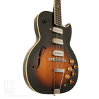 1960s Kay K573 TrueTone Speed Demon Thinline Semi-Hollowbody Electirc Guitar in Tobacco Sunburst