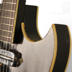 1960s Kay K573 TrueTone Speed Demon Thinline Semi-Hollowbody Electirc Guitar in Tobacco Sunburst