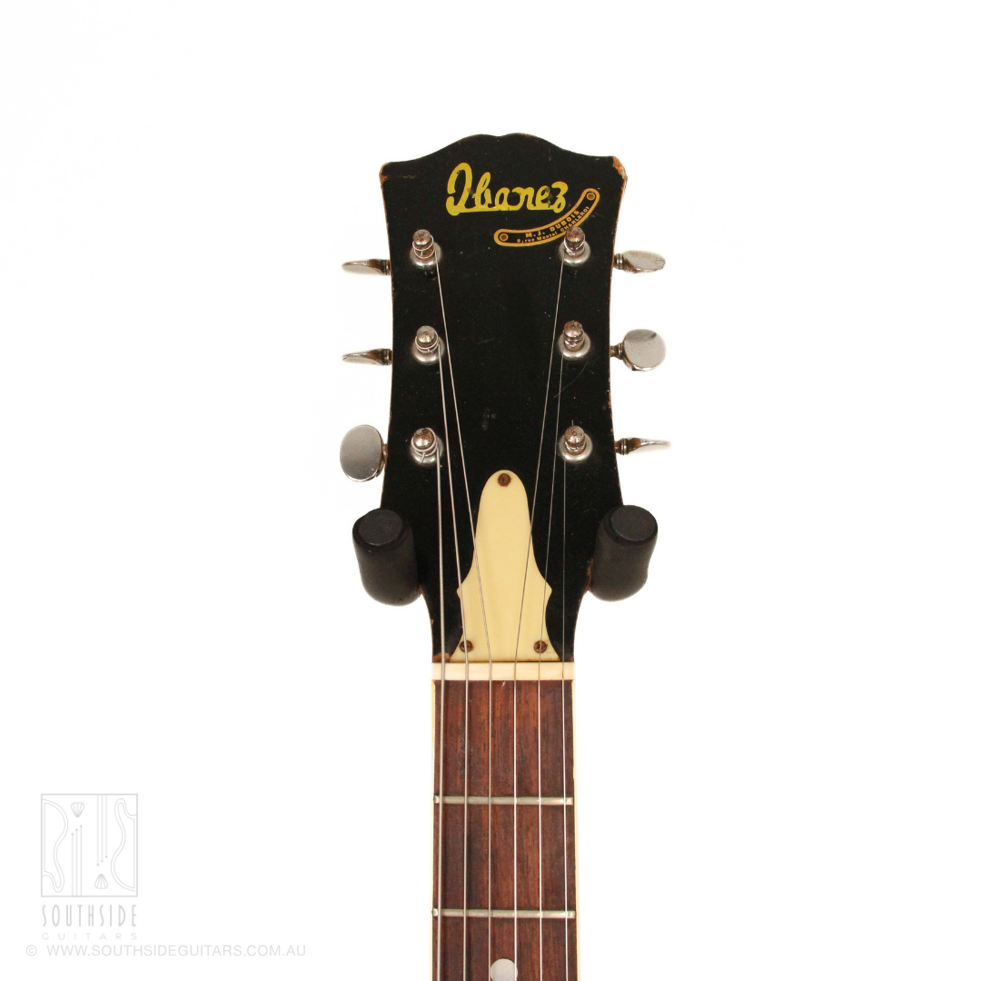 1960s Ibanez 496 Semi-Hollowbody Electric Guitar in Camel Sunburst