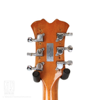 1960s Aria MIJ Offset Hollowbody Thinline Electric Guitar in Red Burst