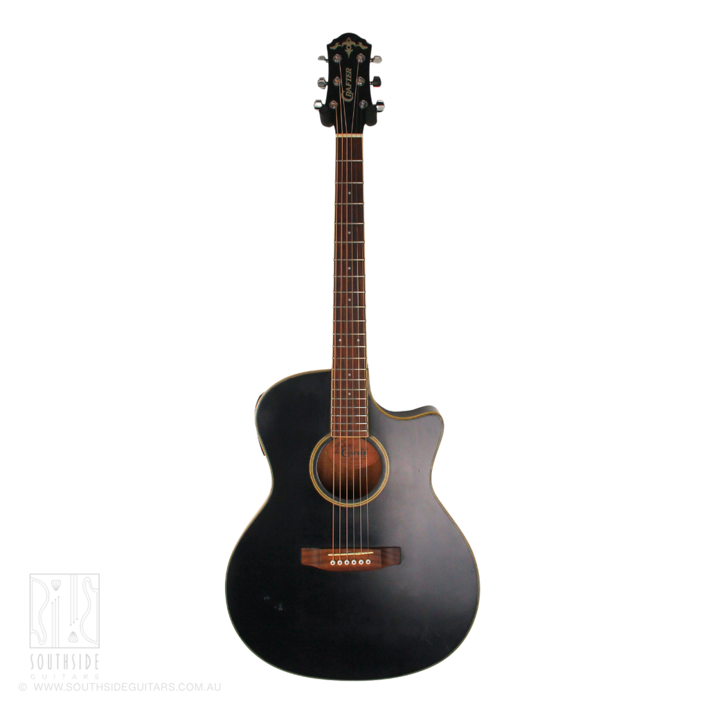 2001 Crafter EG-140CEQ/BK Acoustic/Electric Grand Auditorium Guitar
