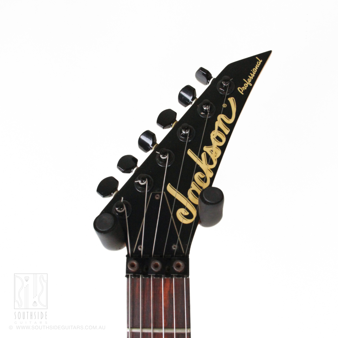 1992 Jackson Fusion SS Dinky Electric Guitar in Dark Metallic Green (Modified)