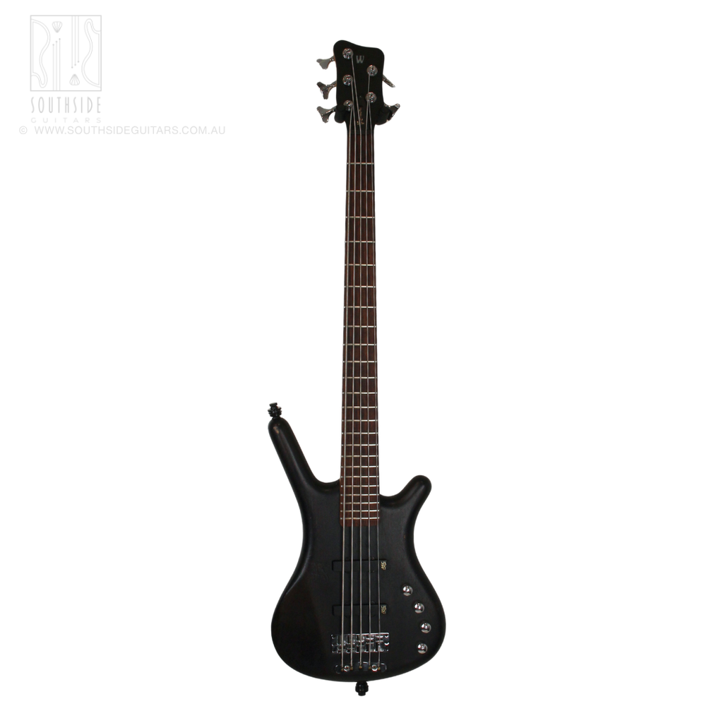 2009 Warwick RockBass Corvette Basic 5-String Electric Bass Guitar in Nirvana Black
