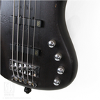 2009 Warwick RockBass Corvette Basic 5-String Electric Bass Guitar in Nirvana Black
