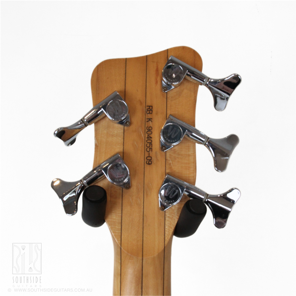 2009 Warwick RockBass Corvette Basic 5-String Electric Bass Guitar in Nirvana Black