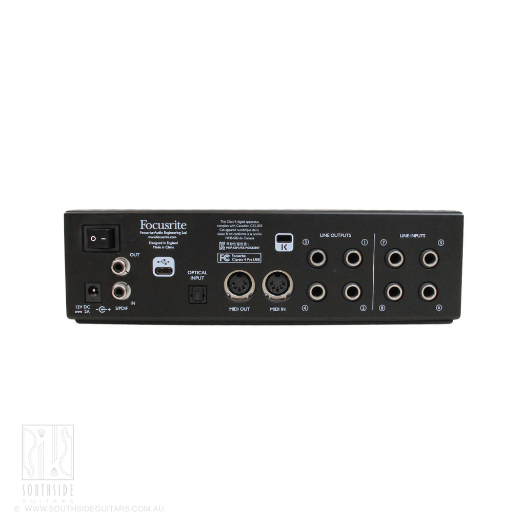 Focusrite Clarett+ 4Pre USB-C Audio Interface