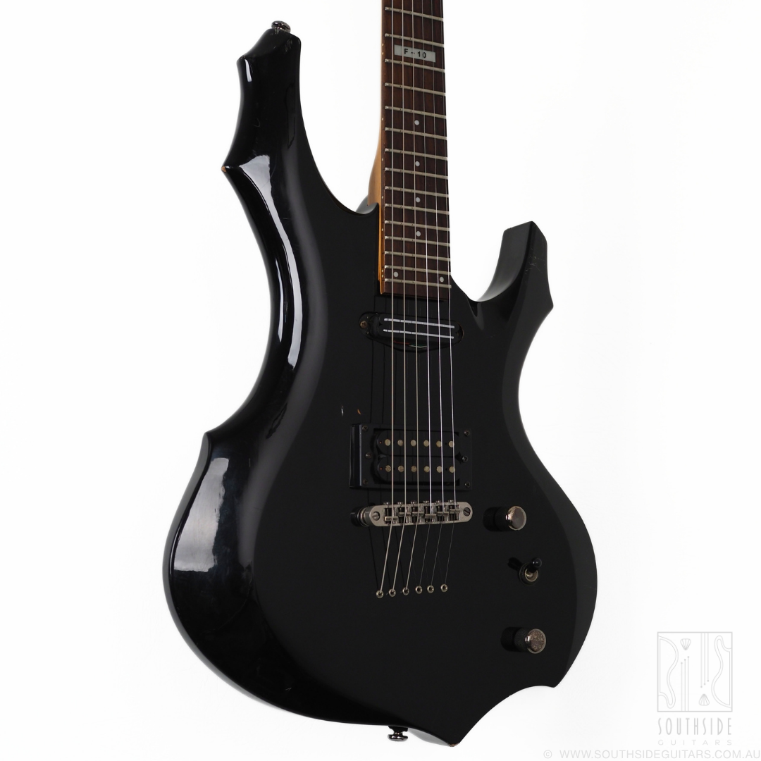 2006 ESP LTD F-10 Electric Guitar in Gloss Black