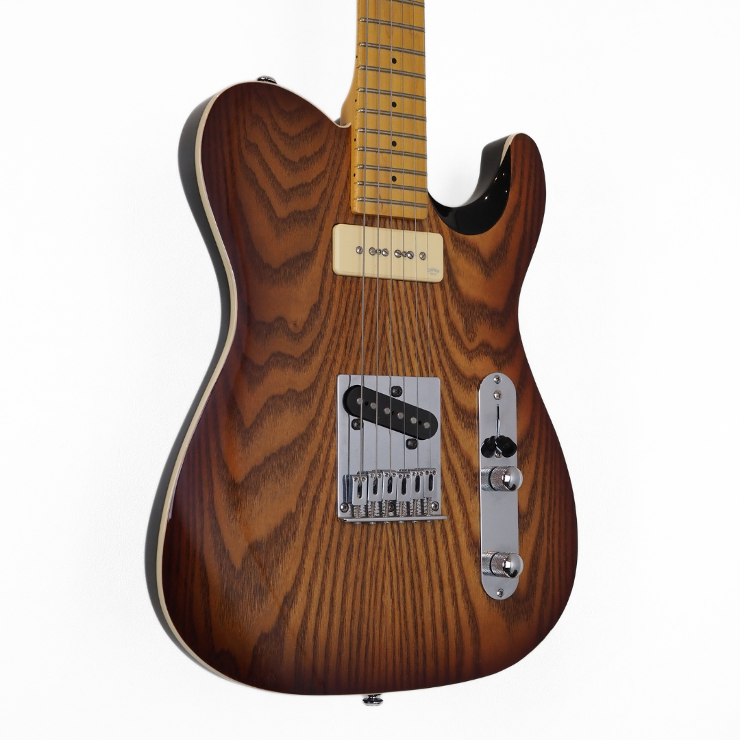 2021 Chapman ML3 Traditional Telecaster-Style Electric Guitar in Natural Ash Grain