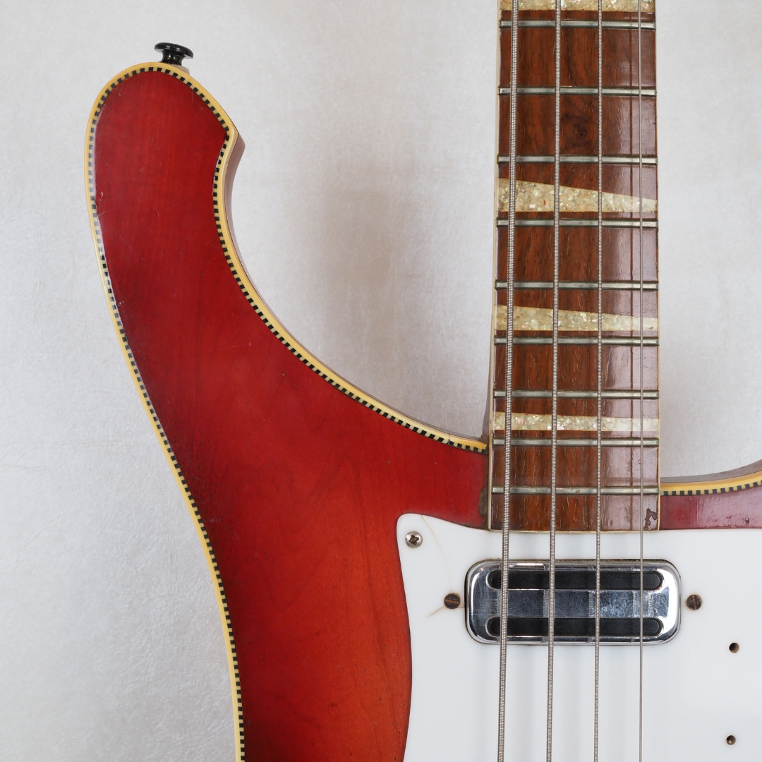 1972 Rickenbacker 4001 Bass Guitar in Fireglo