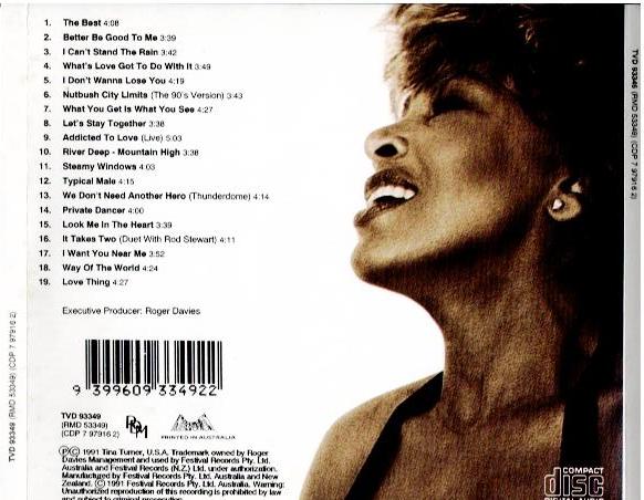 Tina Turner – Simply The Best (CD, Compilation)
