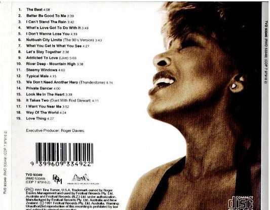 Tina Turner – Simply The Best (CD, Compilation)