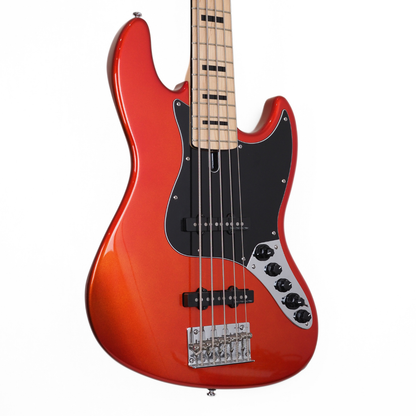 2020 Sire Marcus Miller V7 5-String Jazz Bass Guitar in Bright Metallic Red