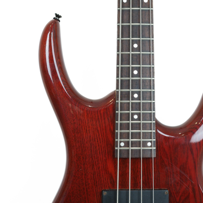 2007 Epiphone Embassy Standard IV Electric Bass Guitar in Walnut-Style Transparent Finish