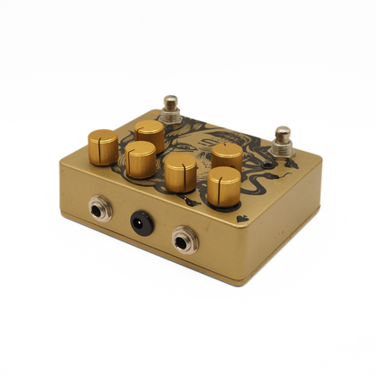 VS Audio Golden Royal Flush Dual Overdrive Effects Pedal