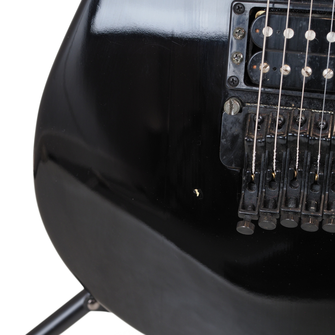 1990 Yamaha RGZ Series RGZ 611M Electric Guitar in Black