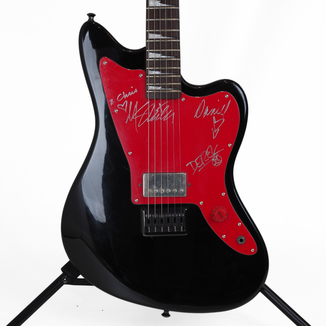 Alkaline Trio Signed 2003 GPC Matt Skiba Signature Jaguar Electric Guitar