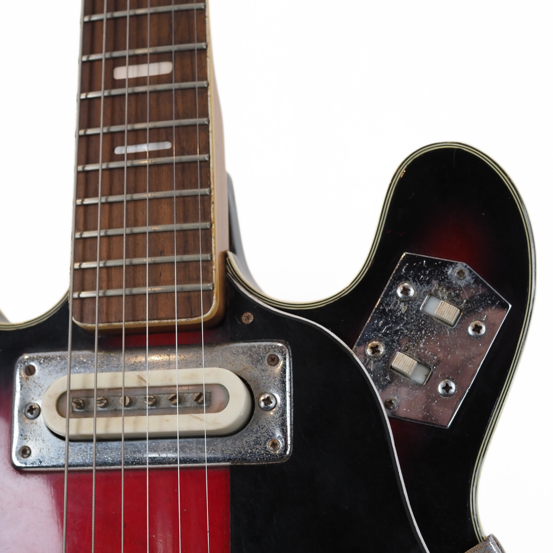 Unbranded Matsumoku Aria Diamond-Style Hollow-Body Electric Guitar