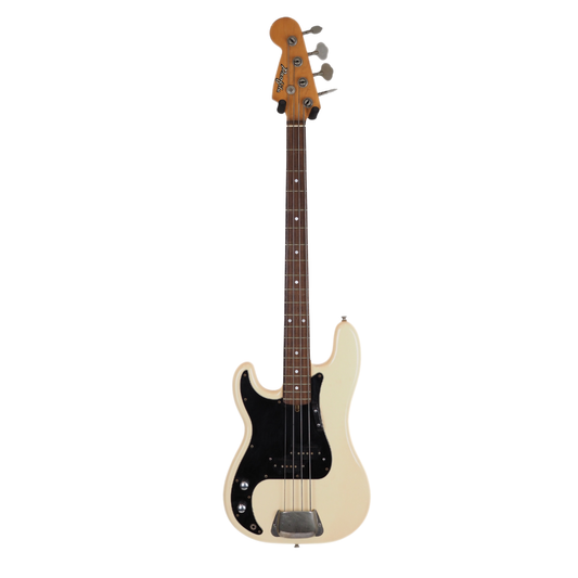 Profile MIJ Precision-Style Left-Handed Bass Guitar in Gloss Cream