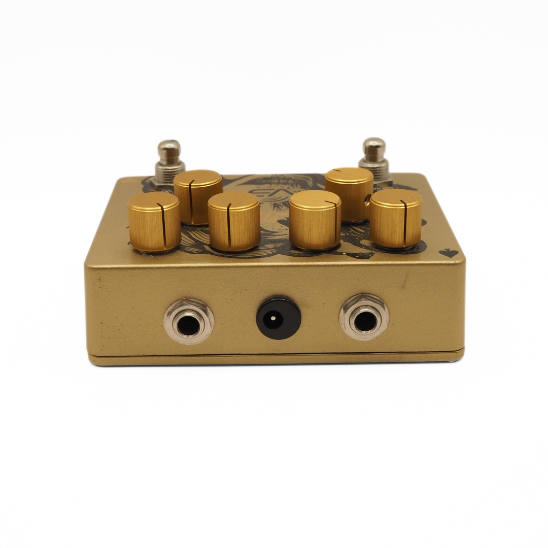 VS Audio Golden Royal Flush Dual Overdrive Effects Pedal