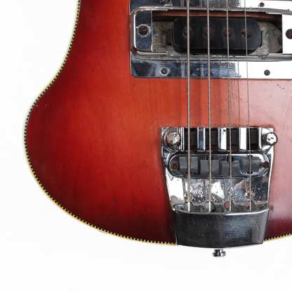 1972 Rickenbacker 4001 Bass Guitar in Fireglo