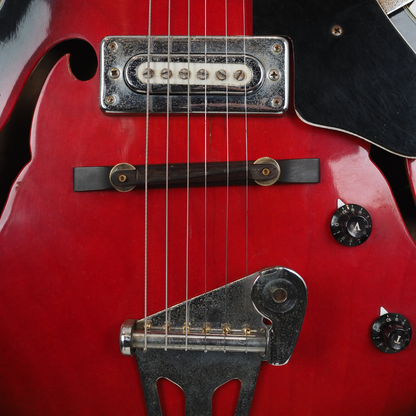 Unbranded Matsumoku Aria Diamond-Style Hollow-Body Electric Guitar