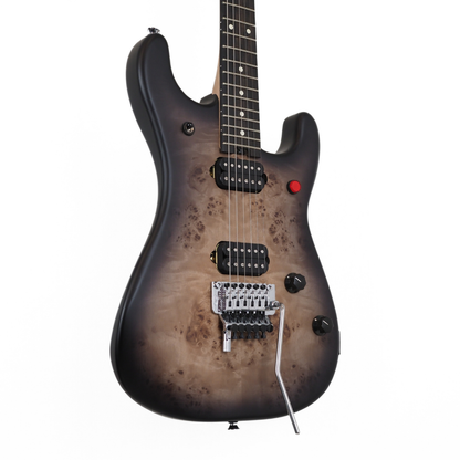 2022 EVH 5150 Deluxe Poplar Burl Electric Guitar in Black Burst