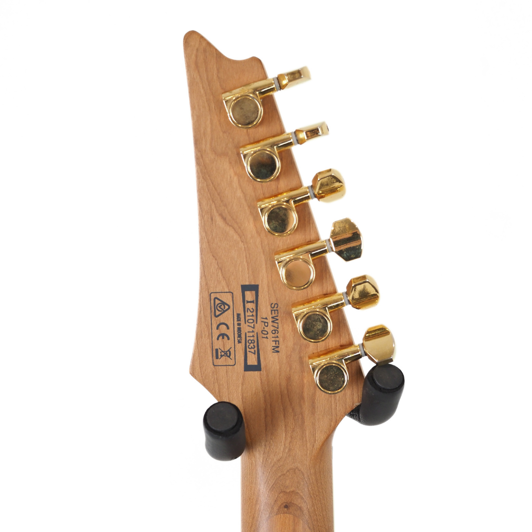2021 Ibanez SEW761FM Standard Electric Guitar in Natural Flat Finish