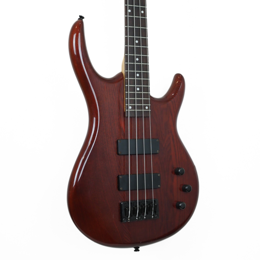 2007 Epiphone Embassy Standard IV Electric Bass Guitar in Walnut-Style Transparent Finish