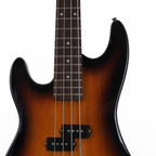 ARIA STB Series Left-Handed PJ-Style Electric Bass Guitar in Sunburst