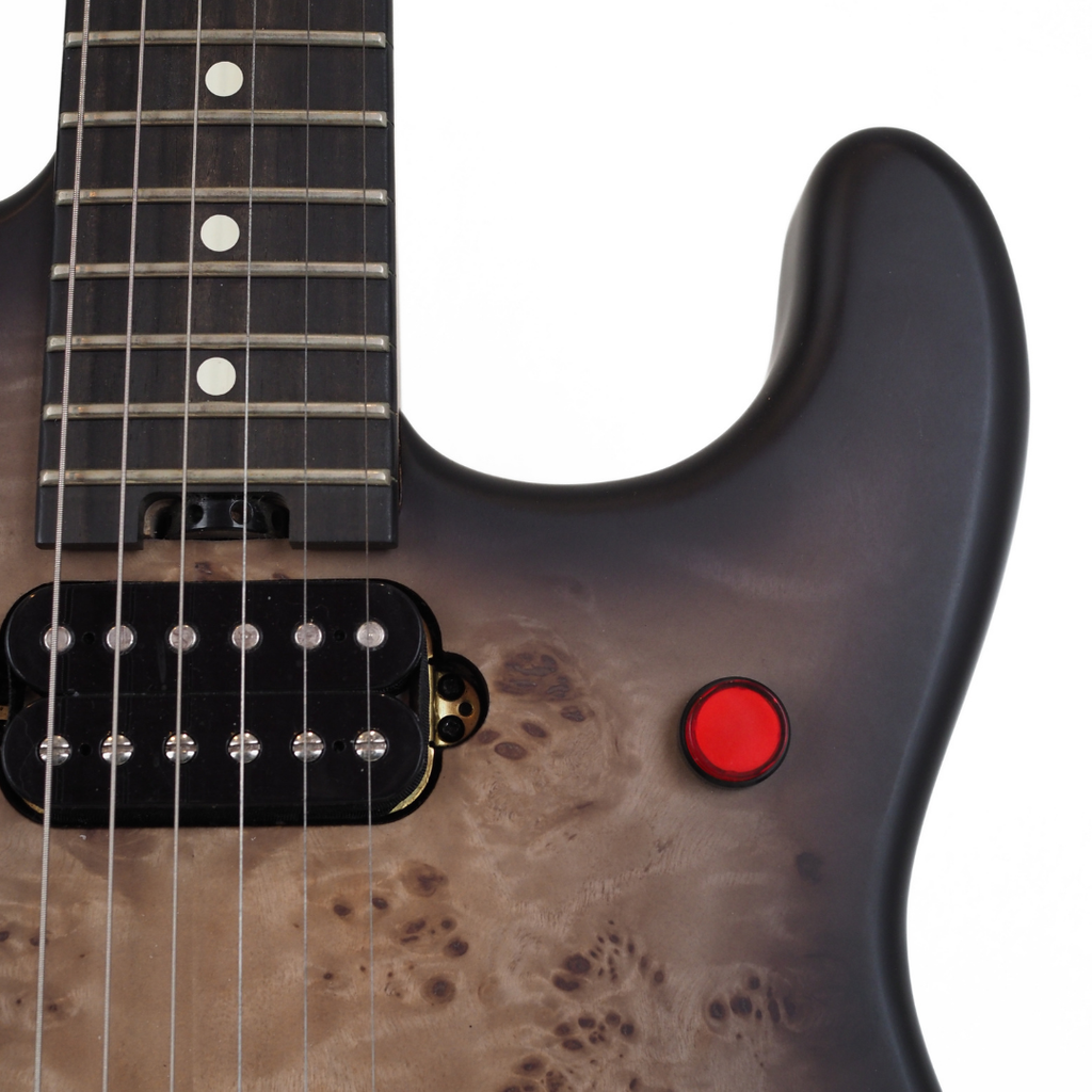 2022 EVH 5150 Deluxe Poplar Burl Electric Guitar in Black Burst