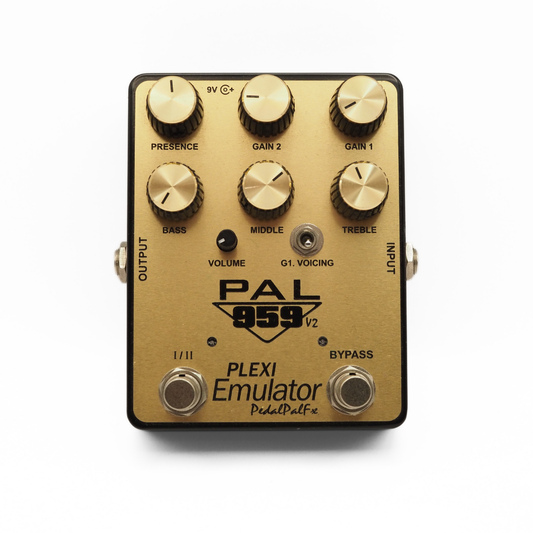 PedalPalFX PAL959-V2 Plexi Tube Amp Emulator Effects Pedal