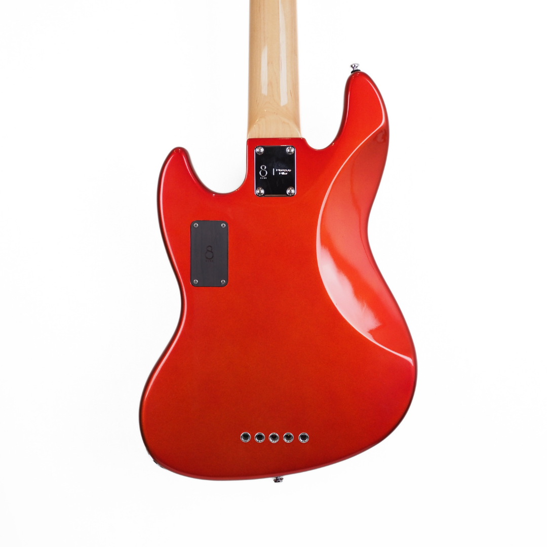 2020 Sire Marcus Miller V7 5-String Jazz Bass Guitar in Bright Metallic Red