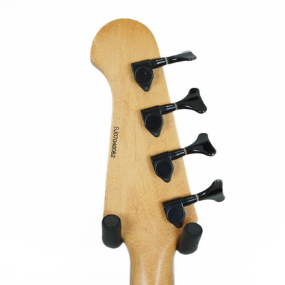 2007 Epiphone Embassy Standard IV Electric Bass Guitar in Walnut-Style Transparent Finish
