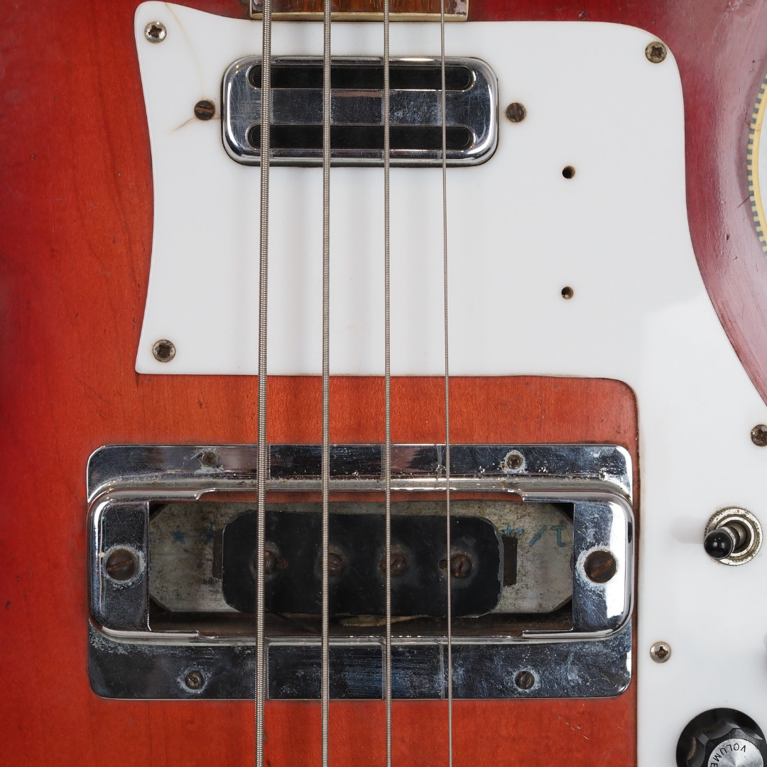 1972 Rickenbacker 4001 Bass Guitar in Fireglo