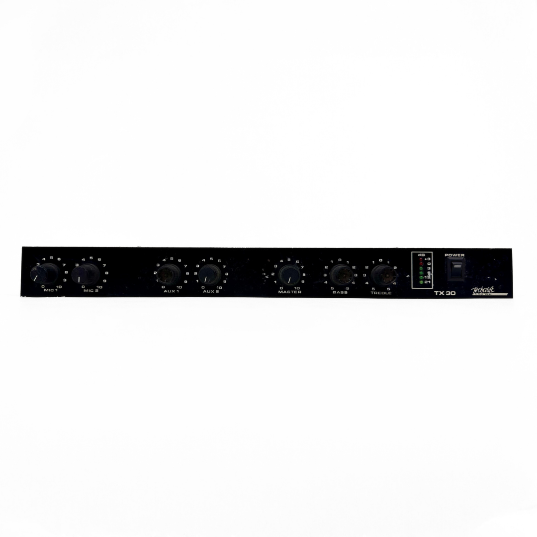 Techcraft SoundSystems TX-30 Mixer Rack Mounted Unit