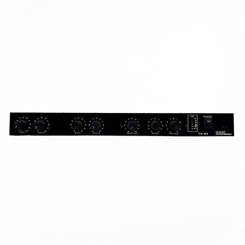 Techcraft SoundSystems TX-30 Mixer Rack Mounted Unit