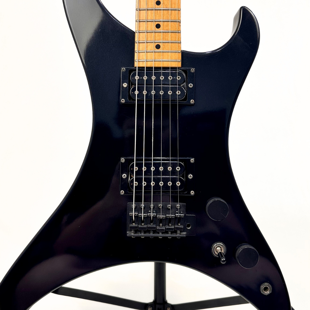 1984 Quest Atak 5 Electric Guitar in Black – Southside Guitars 1984 Quest Atak 5 Electric Guitar in Black – Southside Guitars