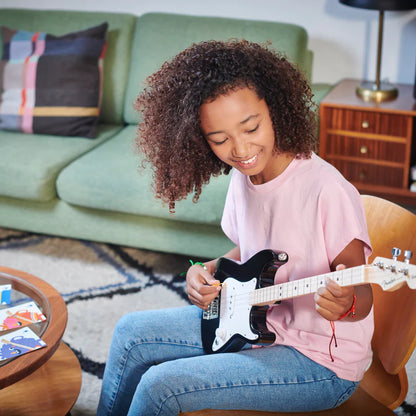 Fender X Loog Kids Stratocaster Electric Guitar in Red