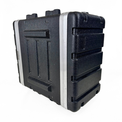 Unbranded U8 8RU Rack Mount Flight Case with Removable Lids