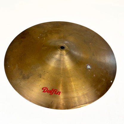 Dolfin Brass Ride/Crash/Splash Cymbal 13.75" (Vintage)