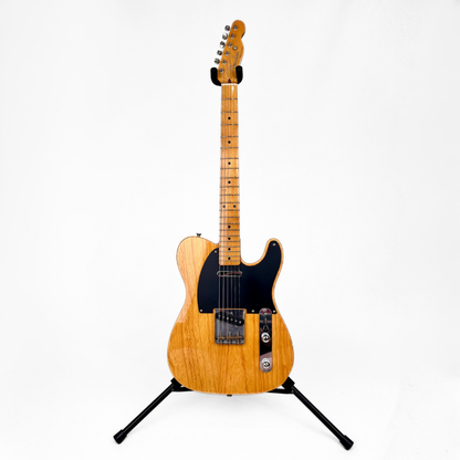 90s Fender Japan TL52-TX '52 Telecaster Electric Guitar with Texas Special Pickups in Butterscotch Blonde Finish
