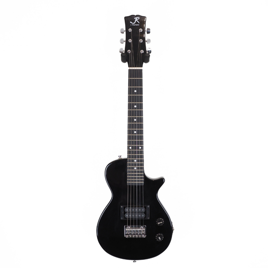 J. Reynolds 1/4 Size Les Paul-Style Electric Guitar with Humbucker in Black