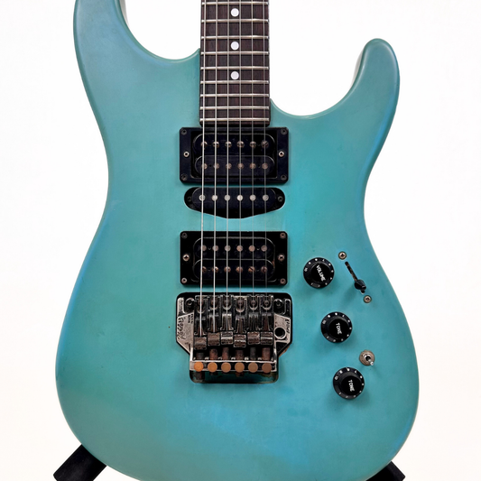 1989 Fender HM Strat Electric Guitar in Ice Blue
