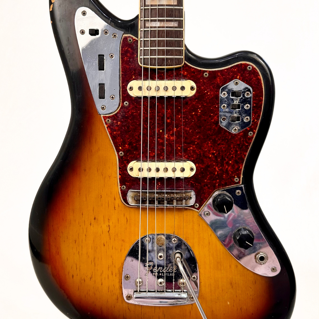 1969 Fender Jaguar Electric Guitar in Sunburst