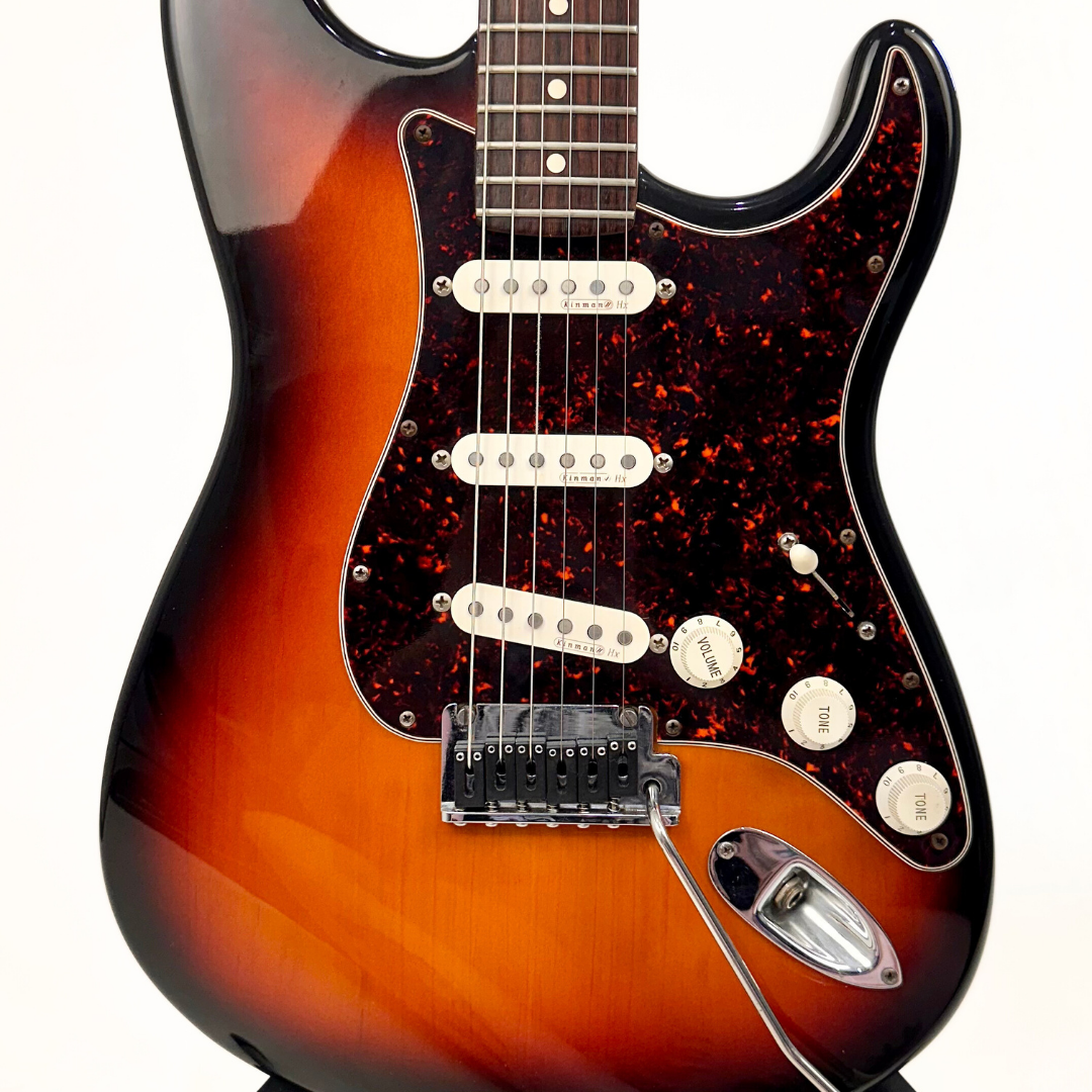 1996 Fender American Standard Stratocaster Electric Guitar in Sunburst