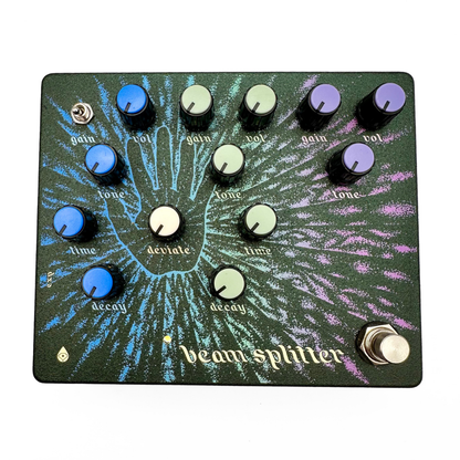 Old Blood Noise Endeavors Beam Splitter Triple-Tracker Distortion/Overdrive Effects Pedal