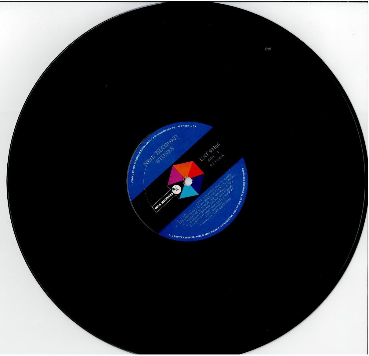 Neil Diamond – Stones (Vinyl, LP, Album, Stereo)