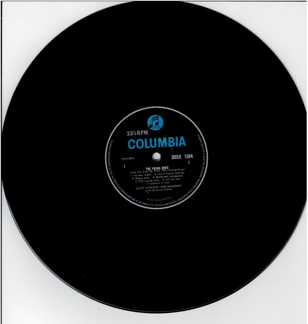 Cliff Richard and The Shadows - The Young Ones (Vinyl, LP, Mono)